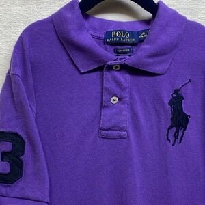 Polo Ralph Lauren Classic Fit SS Polo Big Pony, # 3 Purple Boys L 14-16